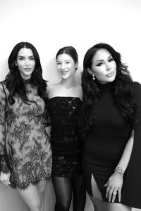 Woman in photo booth 1